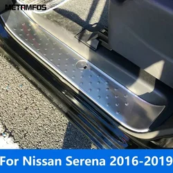 For Nissan Serena C27 2016 2017 2018 2019 Stainless Steel Door Sill Threshold Scuff Plate Entry Guard Welcome Pedal Accessories