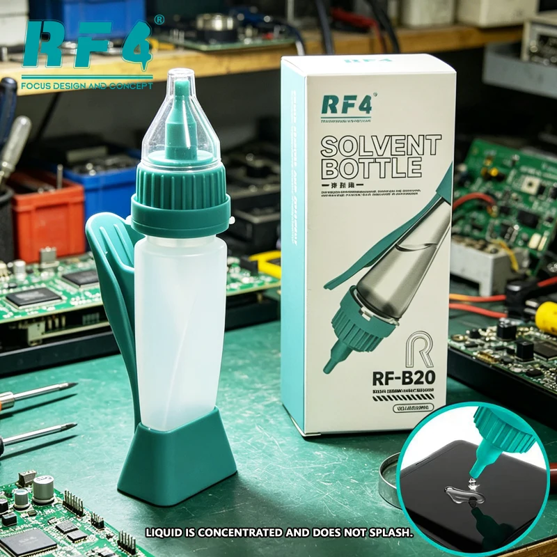 RF4 RF-20 Extrusion-type Wash Plate Water Alcohol Bottle Press-type Water-Solvent Bottle Mobile Phone PCB Board Repair Tool