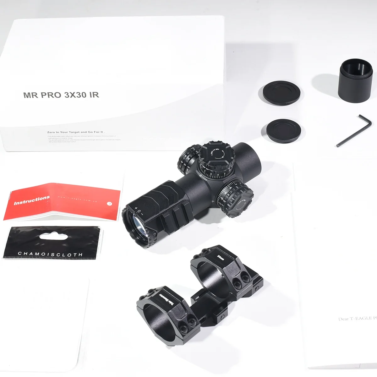 ريفلسكوب تكتيكي للصيد ، بصري ، مدمج ، قوس متقاطع ، قصير ، منظار إيرسوفت ، مسدس ، منظار بندقية ، موازاة 3 × ، سكة 20 ، 3x30IR #6