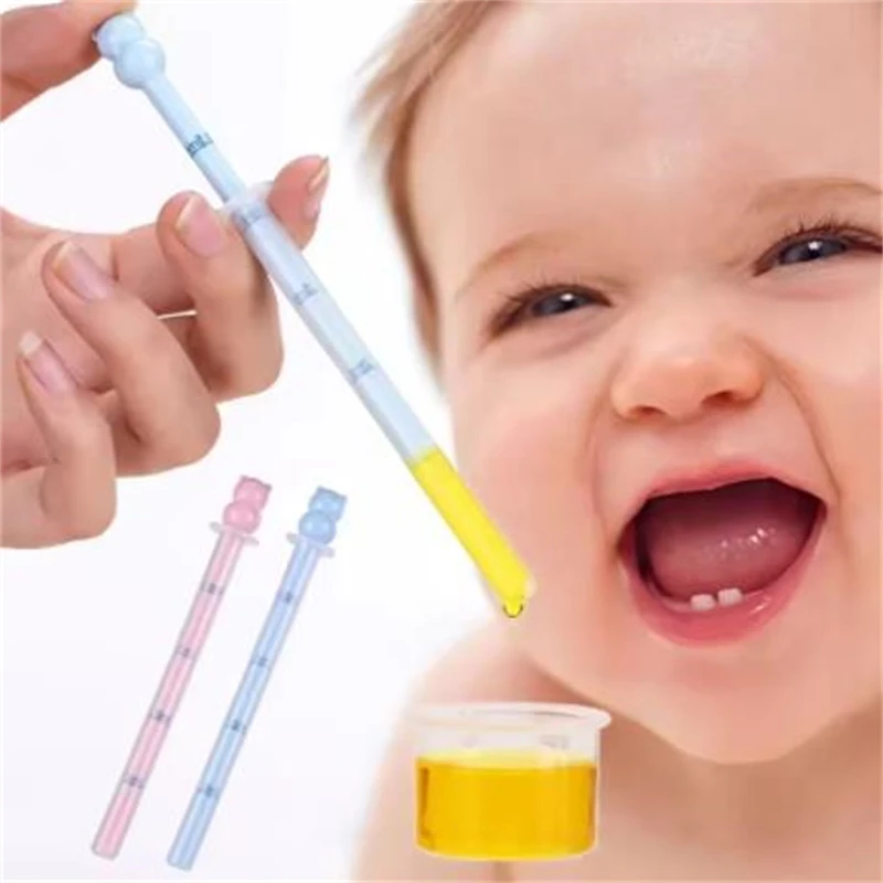 

Children Feeding Spoon Device Baby Squeeze Feeder with Scale Anti Choking Type Newborn Safe Feeding Spoon