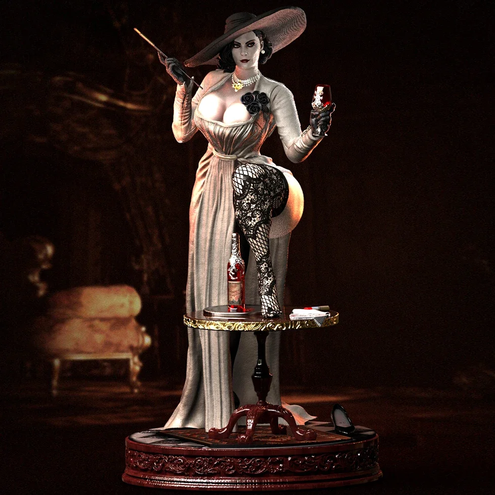 남자의 키 50mm 75mm 90mm 레진 모델 키트 자체 조립 및 색칠 TD-7575/3D