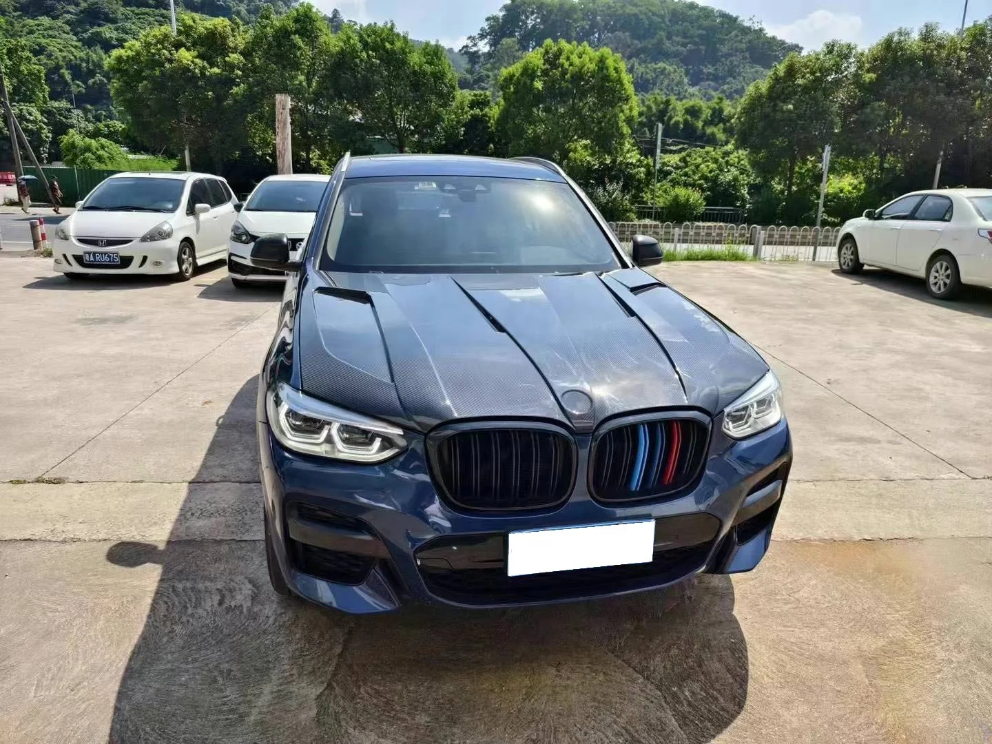 Extreme MakeoverHigh Quality Engine Cover For X3 G01/X4 G02 Upgrade LD Style Hood Dry Carbon Fiber Perfect Fit Engine Hood Car