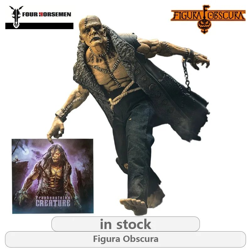 Four Horsemen Studios figura genuina serie Obscura criatura de Frankenstein modelo móvil juguetes exquisitos regalo coleccionable