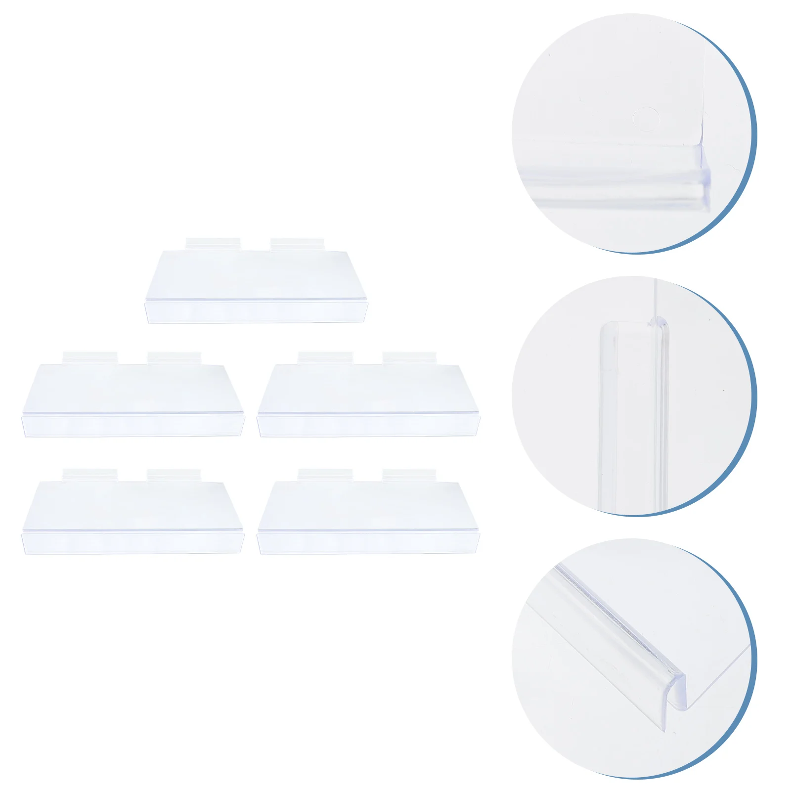 

5Pcs Shoe Channel St Premium Quality Plastic Shoe St For Shopping Center Transparent Display Holder Sneaker Shelf Shopping