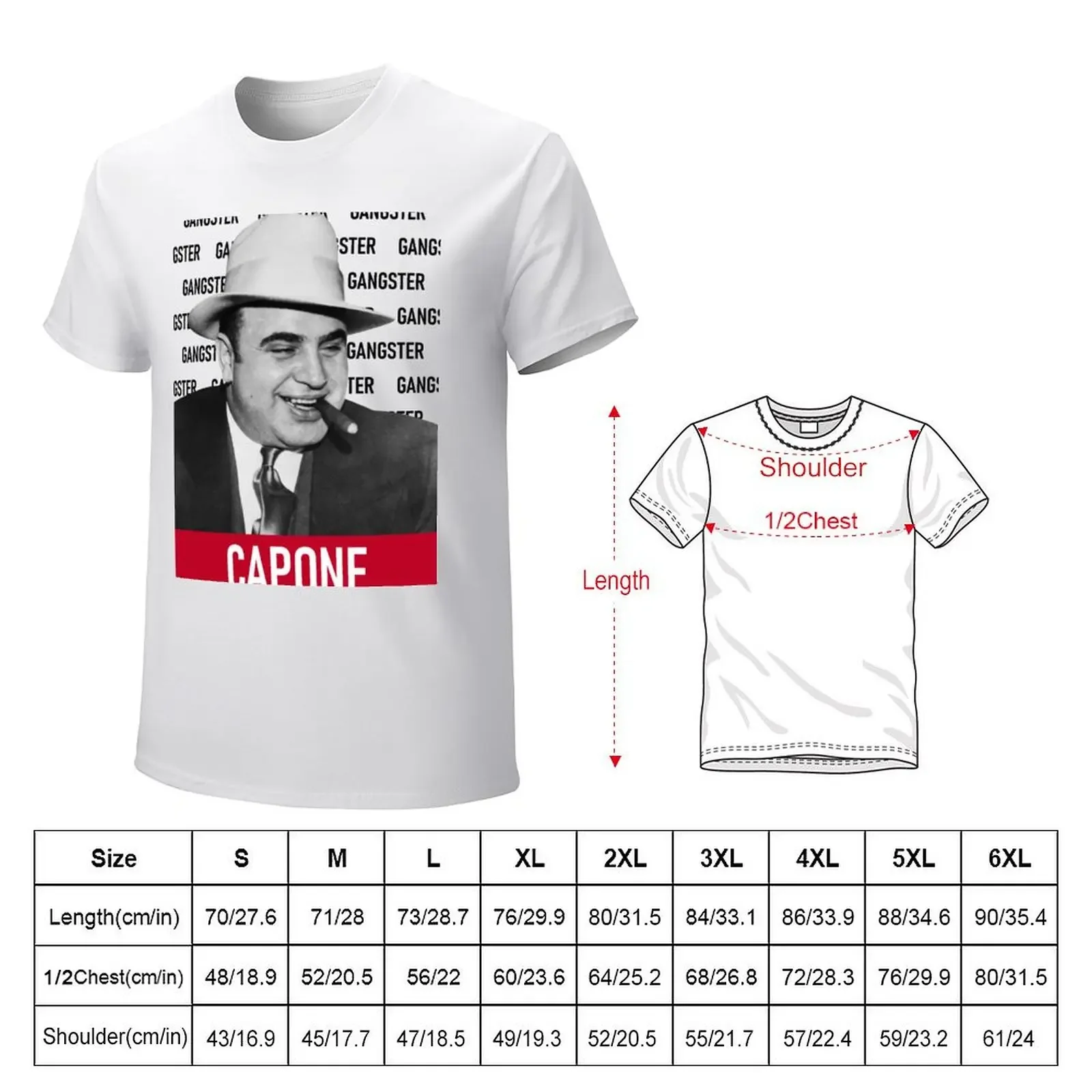 Al Capone T-Shirt quick-drying shirts graphic tees korean fashion black t  for men