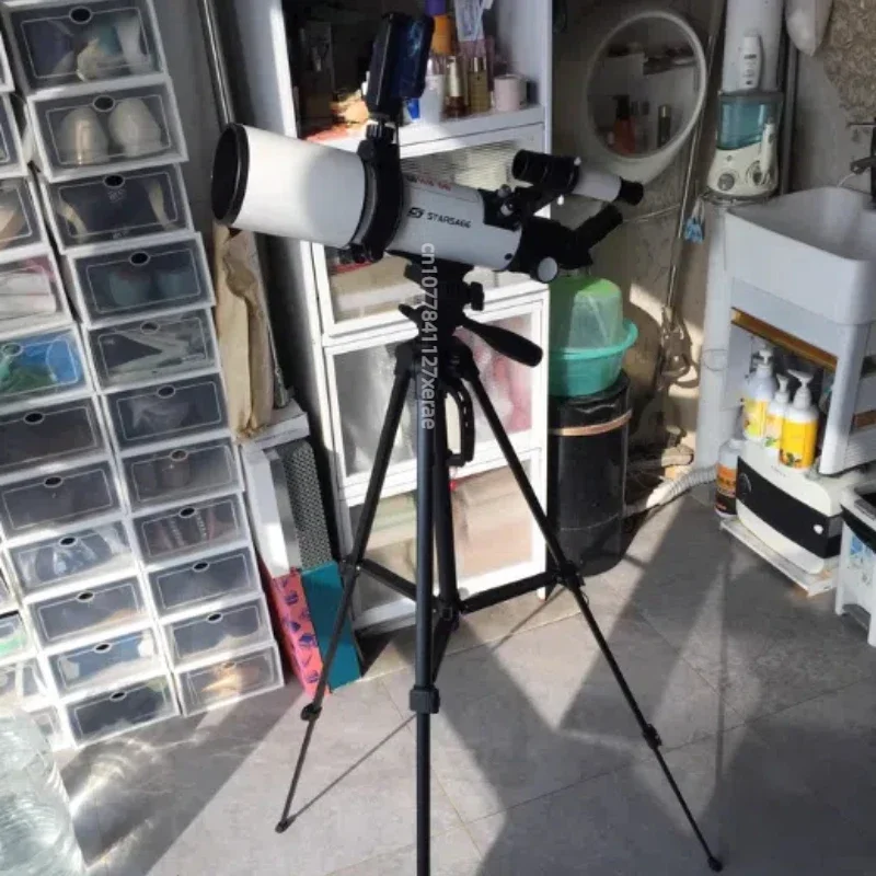 70400 تلسكوب فلكي 333 مرة تلسكوب انكساري خارجي أوتوماتيكي للبحث عن النجوم مراقبة خارجية ومشاهدة النجوم #3