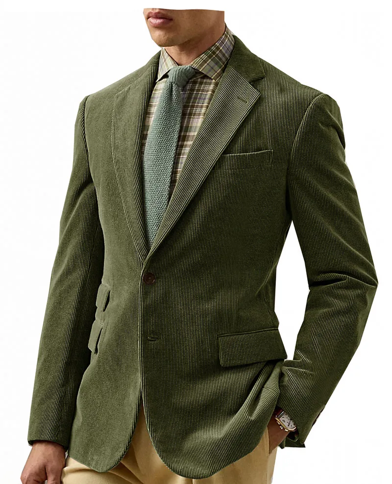 سترات رجالية كلاسيكية من سروال قصير فاخر عالي الجودة فساتين زفاف ملابس رجالية سترة تناسب الربيع/الخريف معاطف غير رسمية كلاسيكية