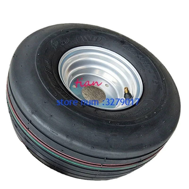 High Quality and Reputation 15X6.00-6 Wheel Fits for 168CC Karting Go Kart Motorcycle Wheel Rim with Tubeless Tire