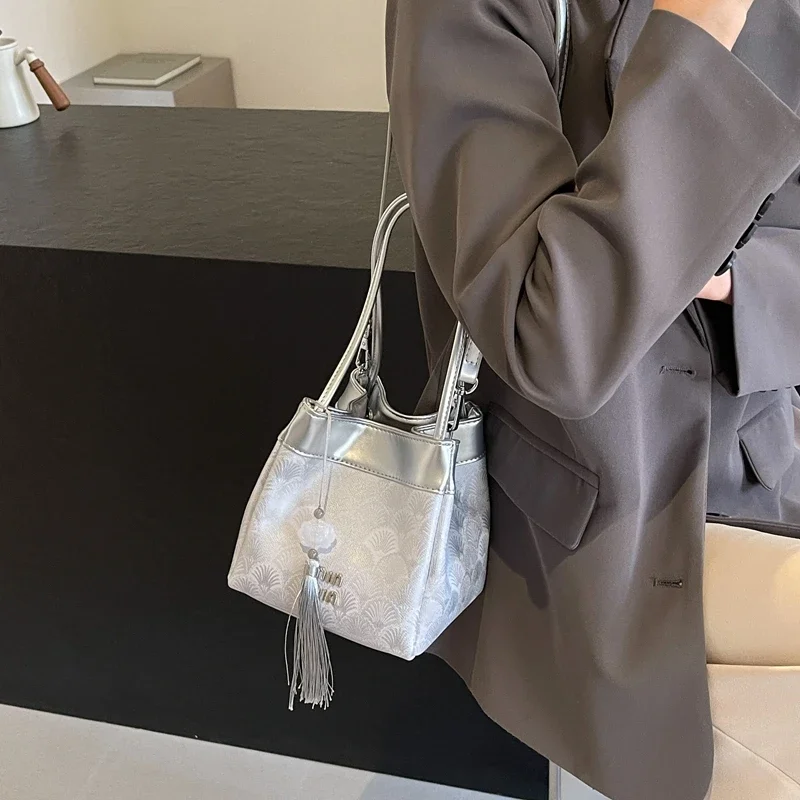 

Высококачественная дизайнерская большая сумка, женская модная однотонная сумка-шоппер, винтажная минималистичная кожаная сумка через плечо, роскошная сумка-мессенджер