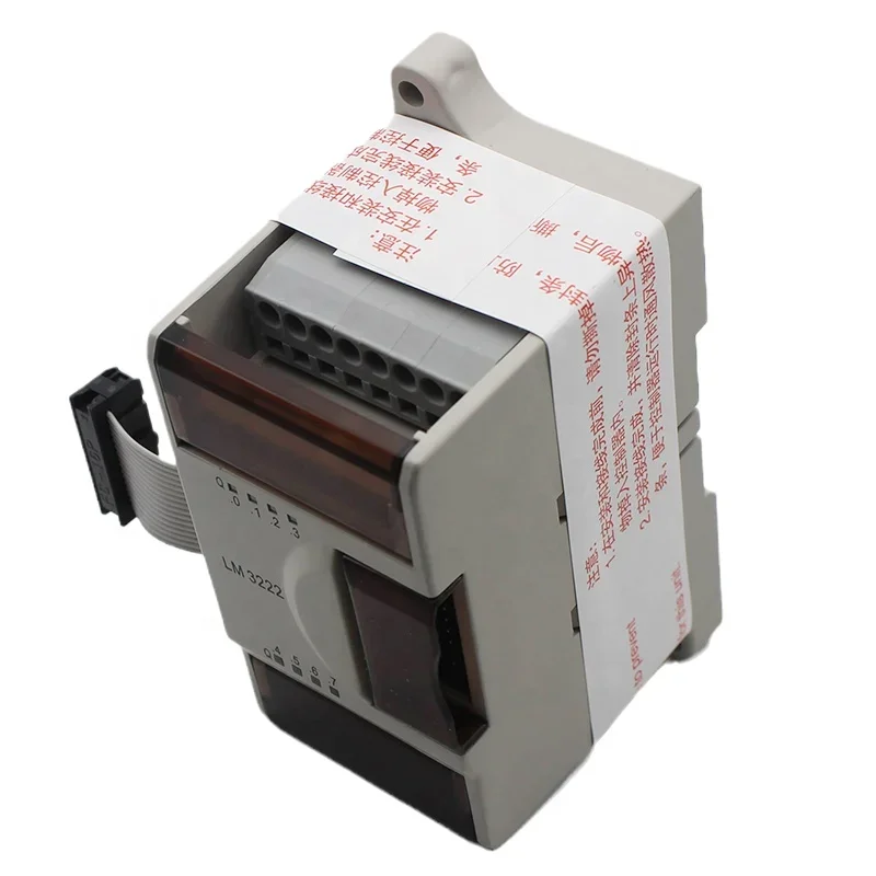 Contrôleur logique programmable PLC industriel de petite taille, canal d'entrée 8, DC 24V, LM3222