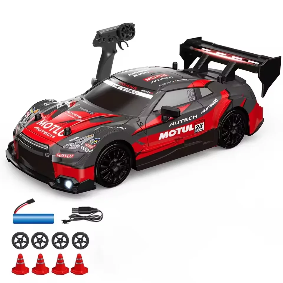 

1:24 Mustang RC Drift Car 4WD - High Speed RC Racing Vehicle | Replaceable Tires | Competition Race Gift for Boys Toys