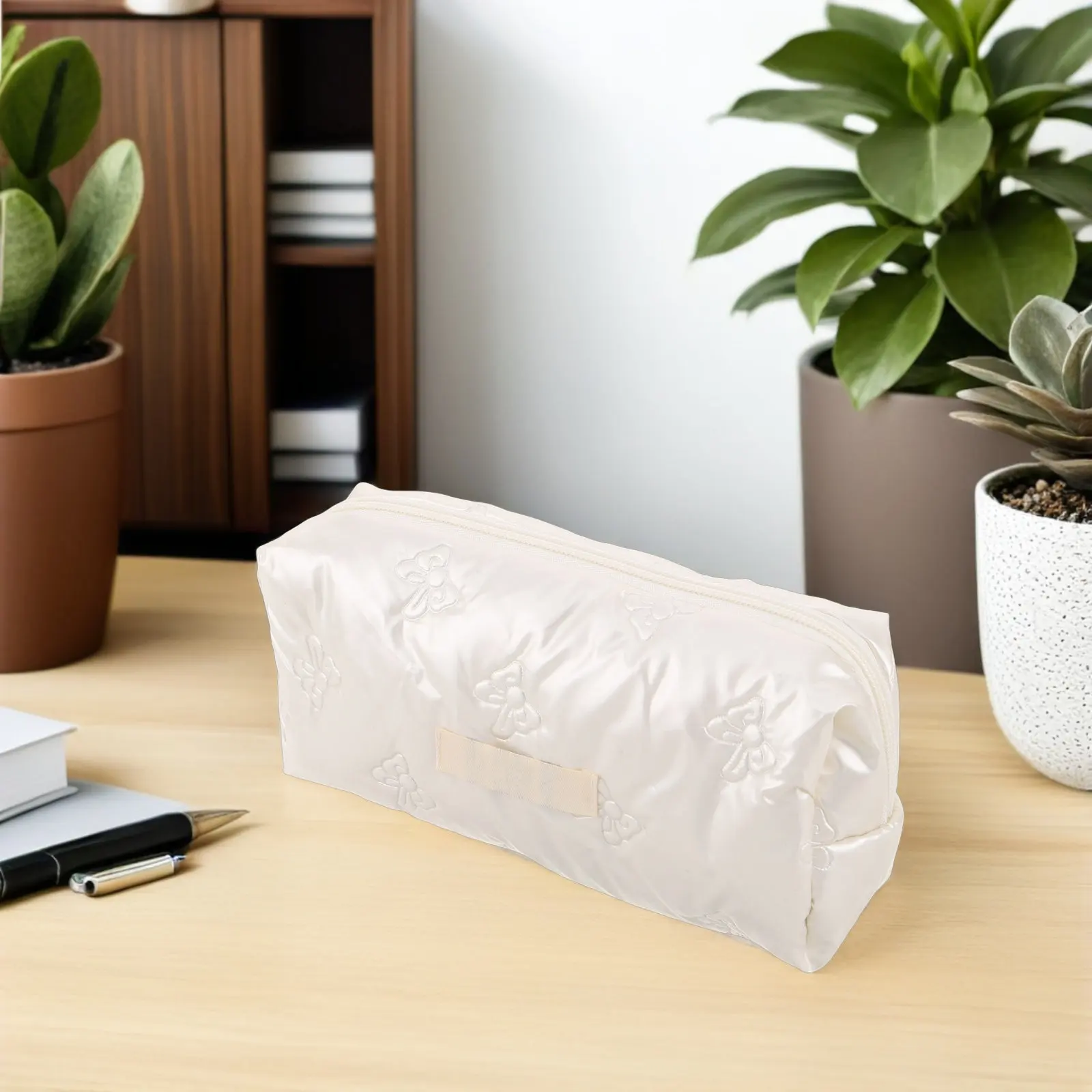 

Минималистичный пенал с тиснением, вместительный портативный органайзер для канцелярии, сумка для школьных принадлежностей, органайзер для ручек для подростков и студентов