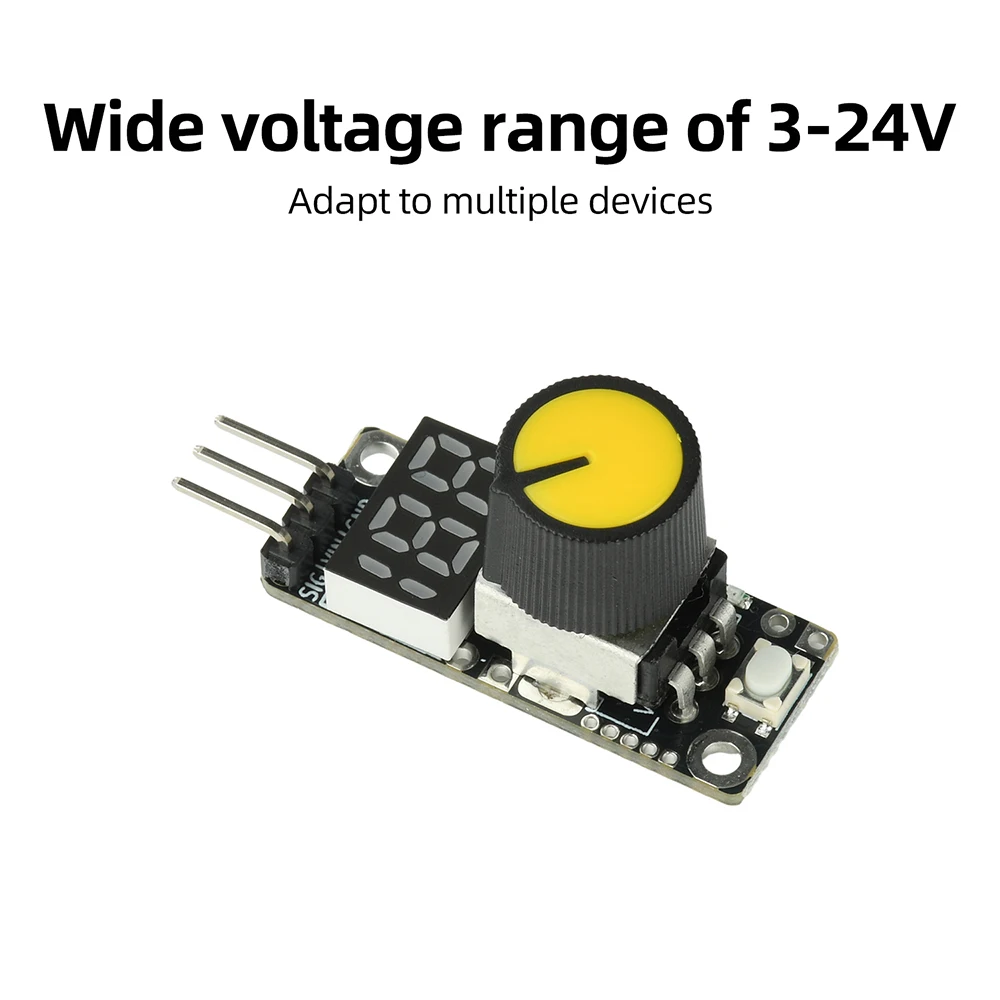 Elektronischer Drehzahlregler für 4-Draht-Lüftermotorsteuerung DC 3-24V mit Startschalter Echtzeit-Drehzahlanzeige Einzelsatz oder Großpackung – Detail 3