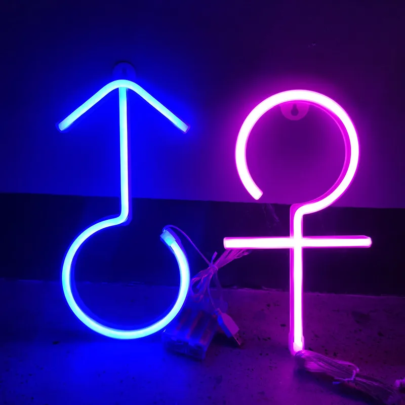 

Boy Girl LED Neon Sign USB/Battery Powered LED Light for Bedroom Room Decoration Gift Night Light Decoration Party Holiday