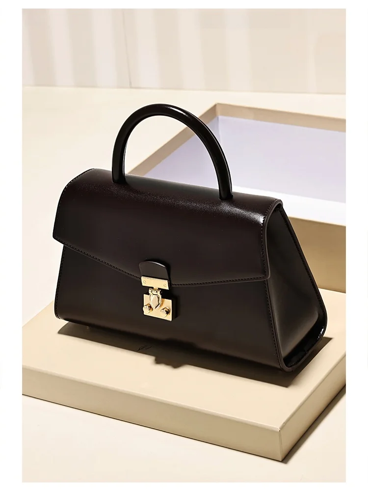 

Странный коврик, квадратная сумка из натуральной кожи, женская сумка через плечо, ручная сумка, роскошная легкая осень 2021, новинка Sle