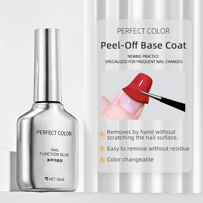 PERFEKTE FARBE, 16 ml, kein abwischbares Gel-Decklack- und Grundlack-Set – glänzende Oberfläche und langlebig, Soak Off LED-Nagellampe, Gel-Basislack – Detail 24