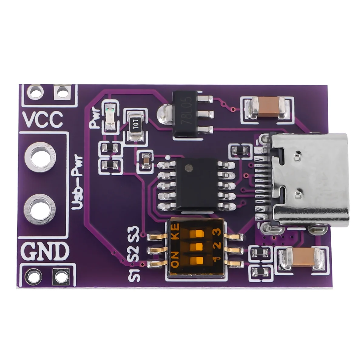 Typ-C qc afc pd 2,0 pd 3,0 bis DC Spoof Scam Schnelllade-Trigger-Detektor USB-PD Notebook-Netzteil-Wechselplatinen-Modul