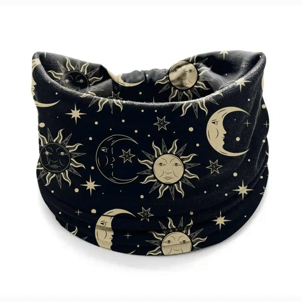 New Elastic Wide Headbands Vintage Knot Flower Print Printed Headscarf Star Printed Boho Hair Accessories Yoga