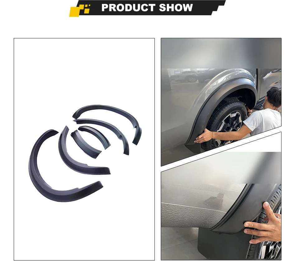 أجزاء جسم السيارة درابزين عجلة قوس الحاجز مشاعل ل نافارا 2021 + قوس عجلة صغيرة