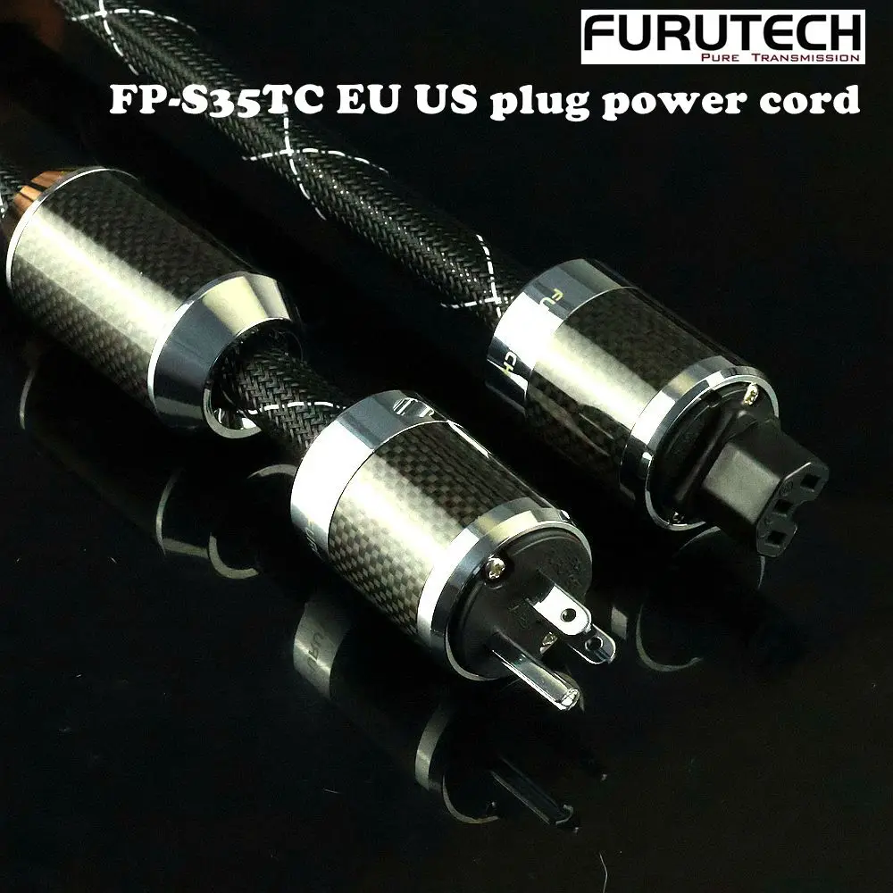 

Furutech FP-S35TC Alpha PC Triple C HiFi Power Cable EU US Plug Audio Amplifier Pure Copper Power Cord