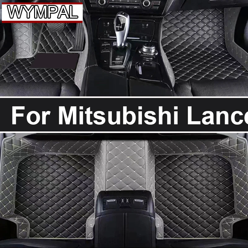 Car Floor Mat For Mitsubishi Lancer II Cedia Virage 2009~ 2014 Accesorios Para Auto Non-slip Floor Mats Car Accessories Interior