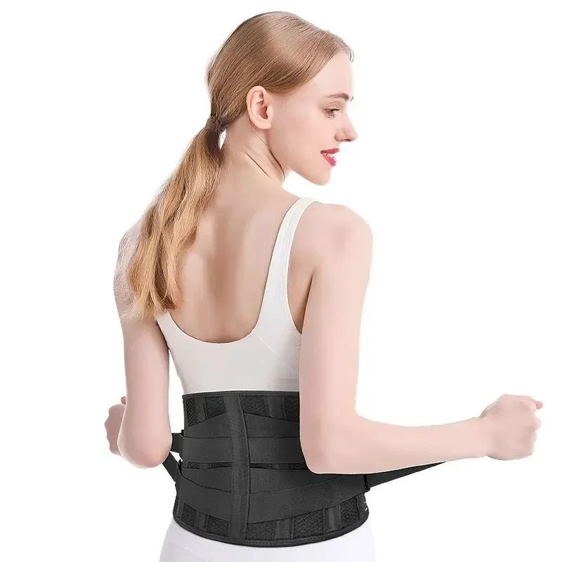 Cintura ajustável Suporte Brace para lombar Trainer, Sweat Belt para Esportes, Nova Assistência