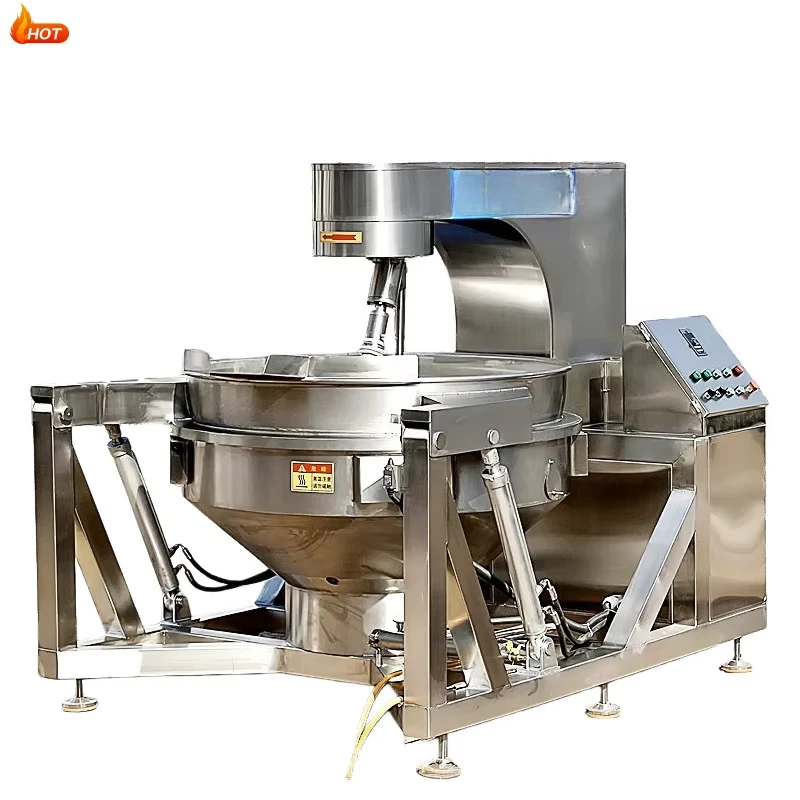 Industrial Planetary Stirring Jacketed Kettle Automatic Fast Heating Energy Saving for Sauce Jam Paste Processing Factory Custom