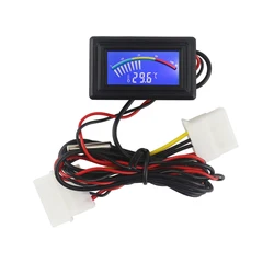 DC 4-25V Digital Thermometer LCD Display Screen Car Water Temperature Meter NTC 10K Metal Probe for Aquarium