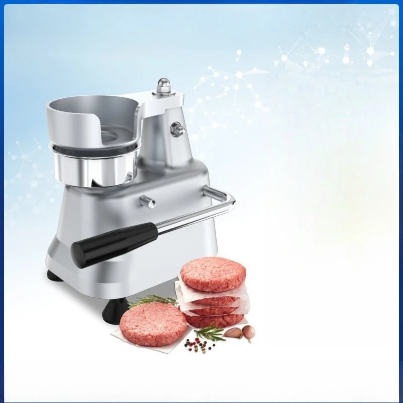 Commercial burger machine, manual meat pie machine, small household stainless steel manual meat pie press machine