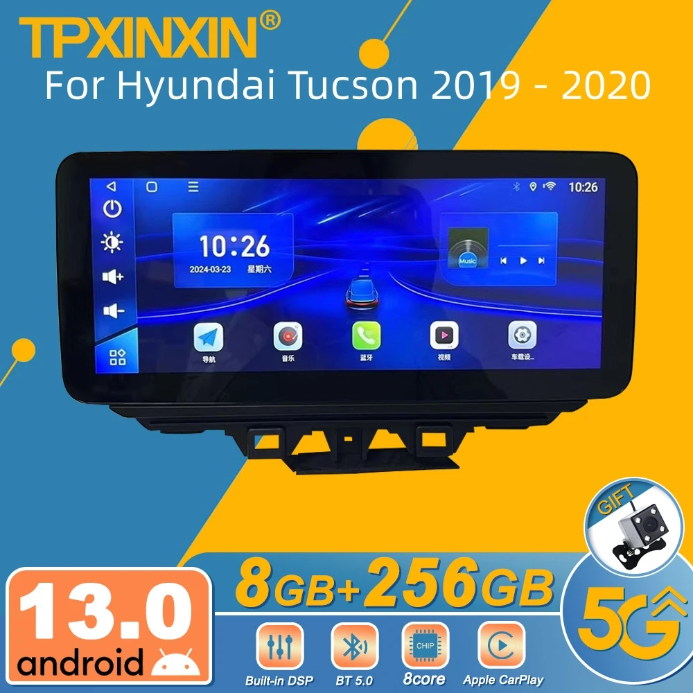 For Hyundai Tucson 2019 - 2020 Android Car Radio Multimedia Video Player Wireless Carplay Autoradio Stereo GPS Navi Head Unit