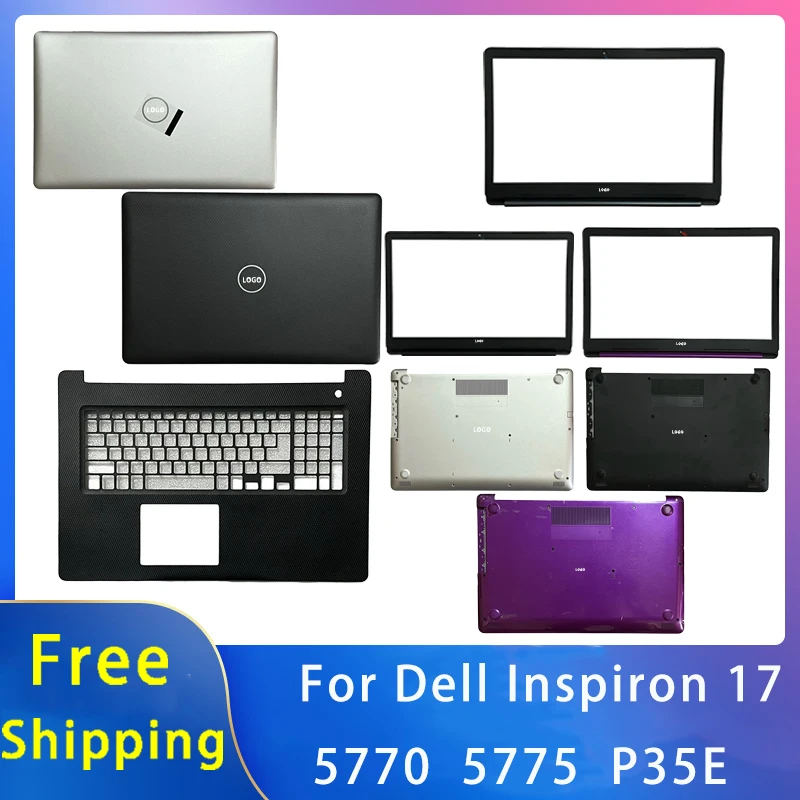 

New For Dell Inspiron 17 5770 5775 P35E ;Replacemen Laptop Accessories Lcd Back Cover/Front Bezel/Palmrest/Bottom With LOGO