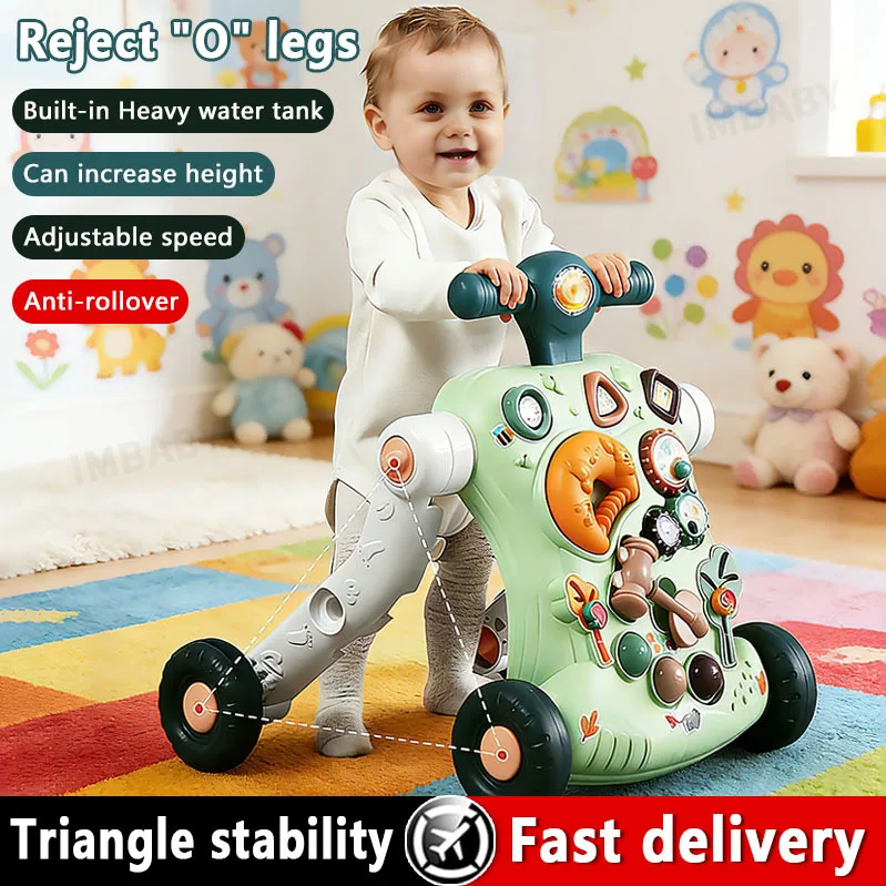 

Baby walker 3-in-1 Can stand and do Adjustable speed Detachable game tray Suitable for infants aged 8-36 months Walking machine