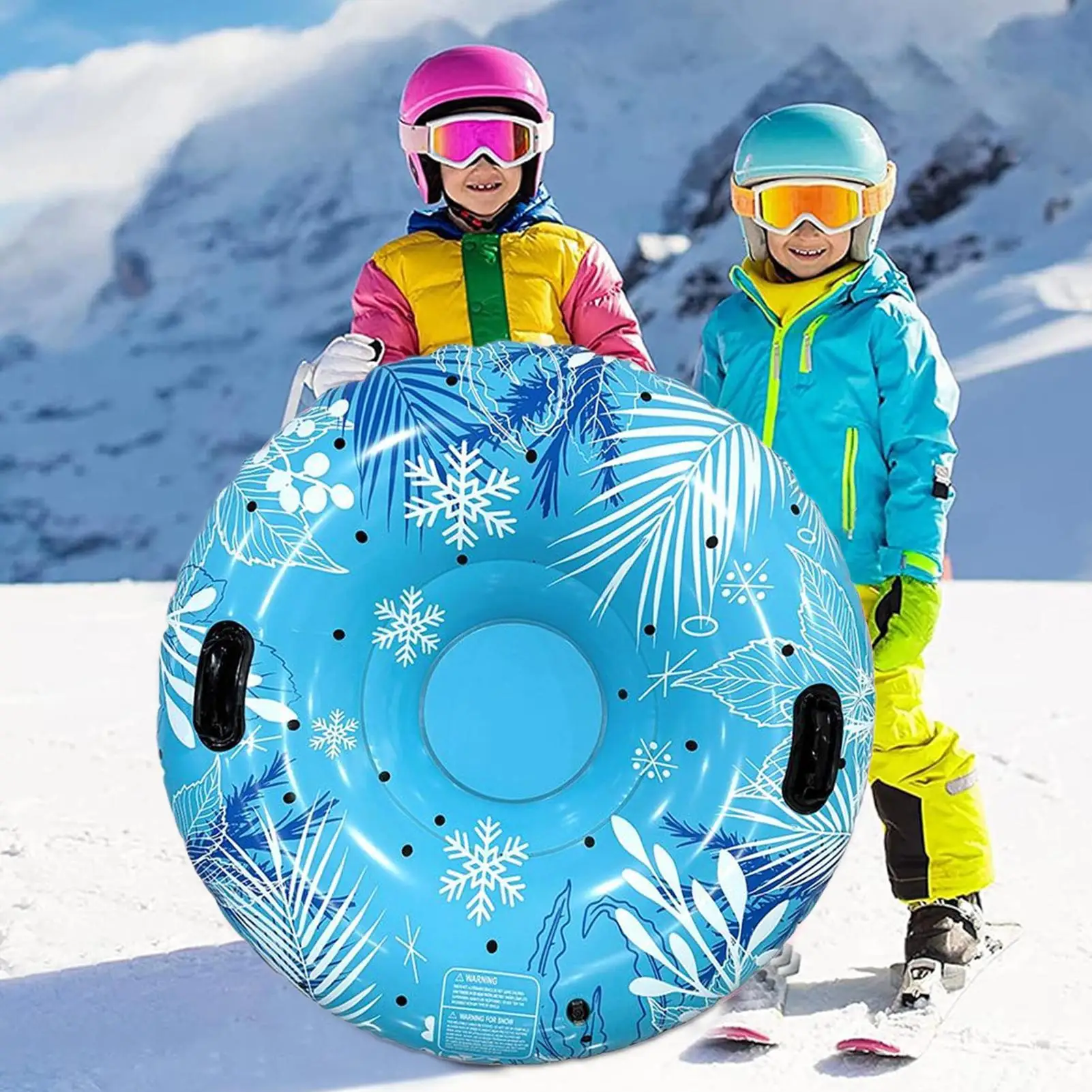 أنابيب الثلج للتزلج سميكة مقاومة البرد نفخ الأطفال أنبوب الثلج للتزلج لحديقة ملعب الفناء الخلفي #3