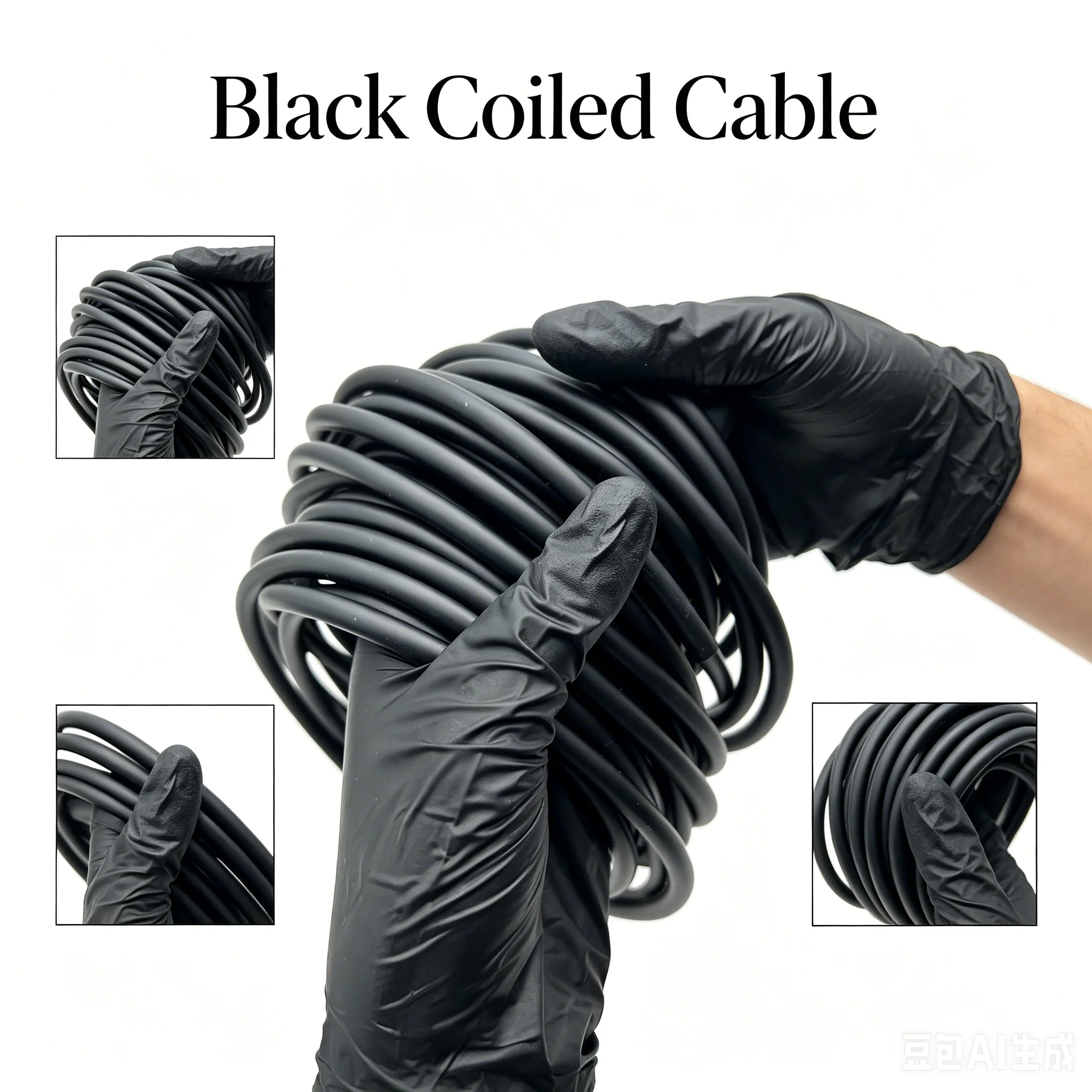 High Elasticity Natural Latex Rubber Tube ID 1.6mm~6mm Black Wear-Resistant Composite Bow Slingshot Toy Power Rubber Band