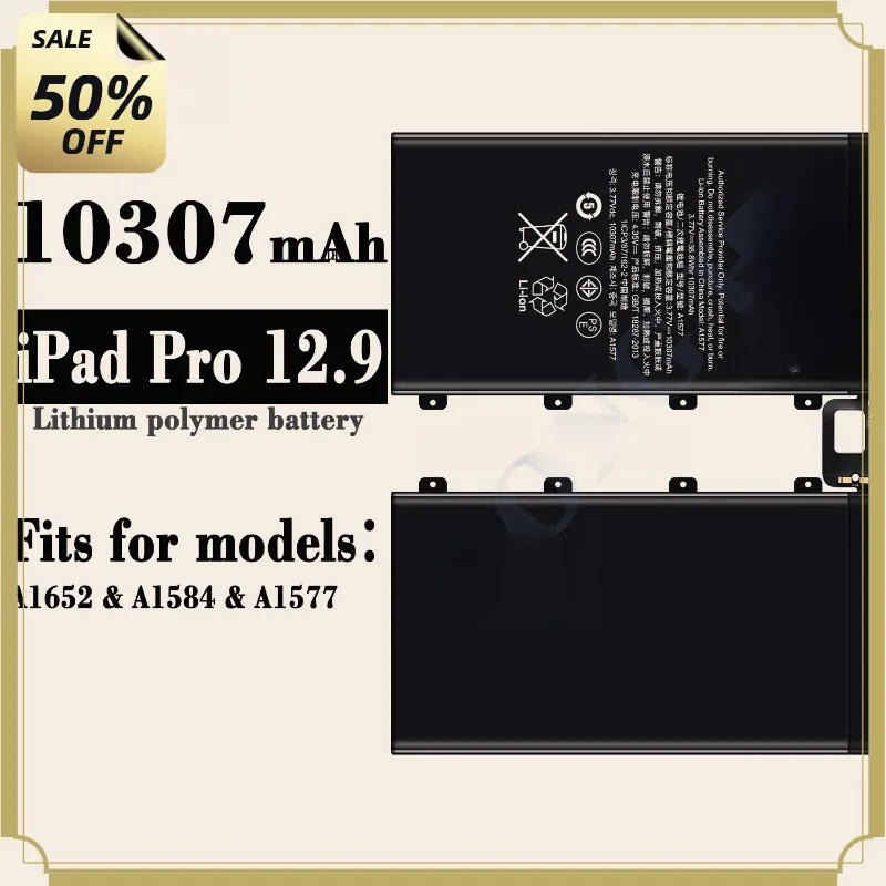 

High-quality A1652/A1584 for IPad Pro12.9 Generation Tablet Battery High Quality High Capacity Replacement Bateria Grade A Cell