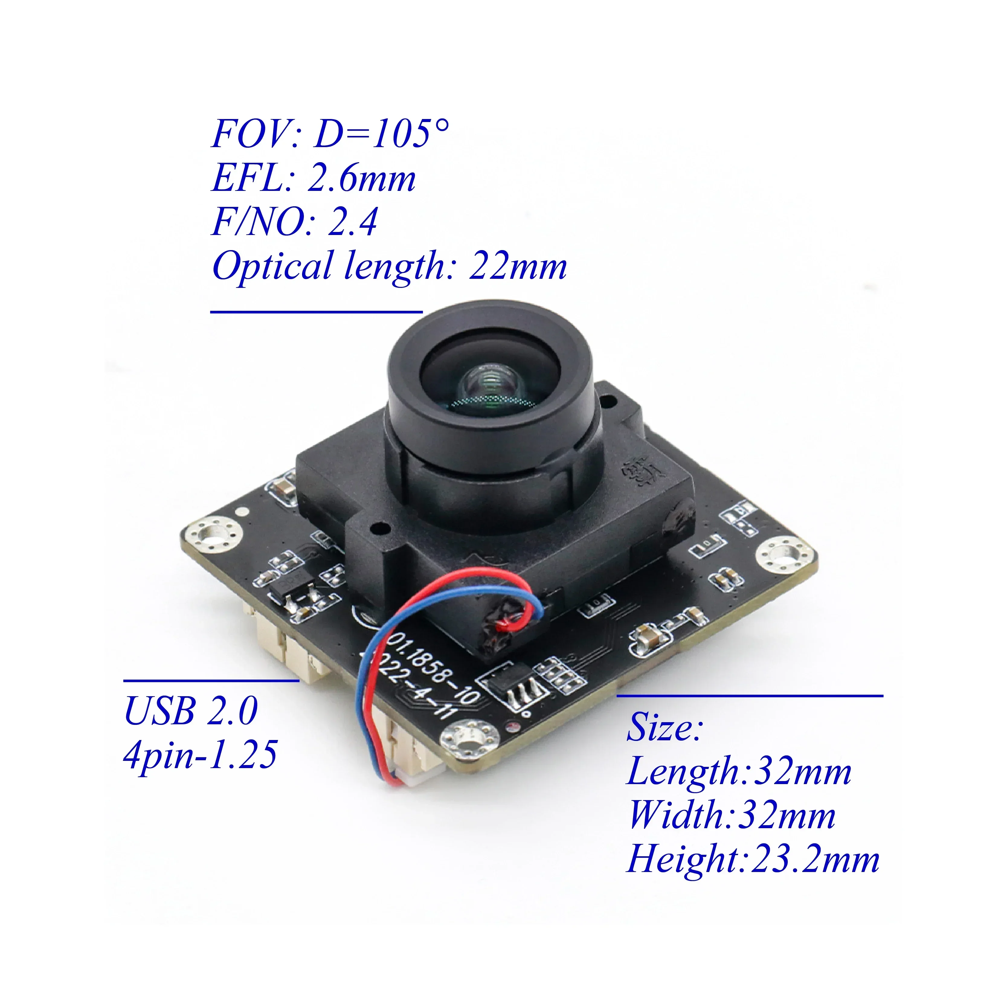 High Performance Speed Color Image Global Shutter Quality Good USB Camera AR0234 Module Board Motion Detection Mini Camera 60fps