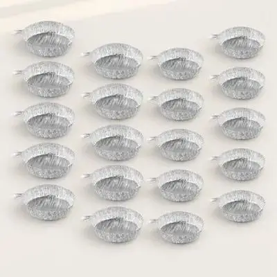 

50Pcs Aluminum Foil Weighing Plates Lightweight Disposable Sample Weigh Boats Convenient for Lab Storage Evaporating Drying