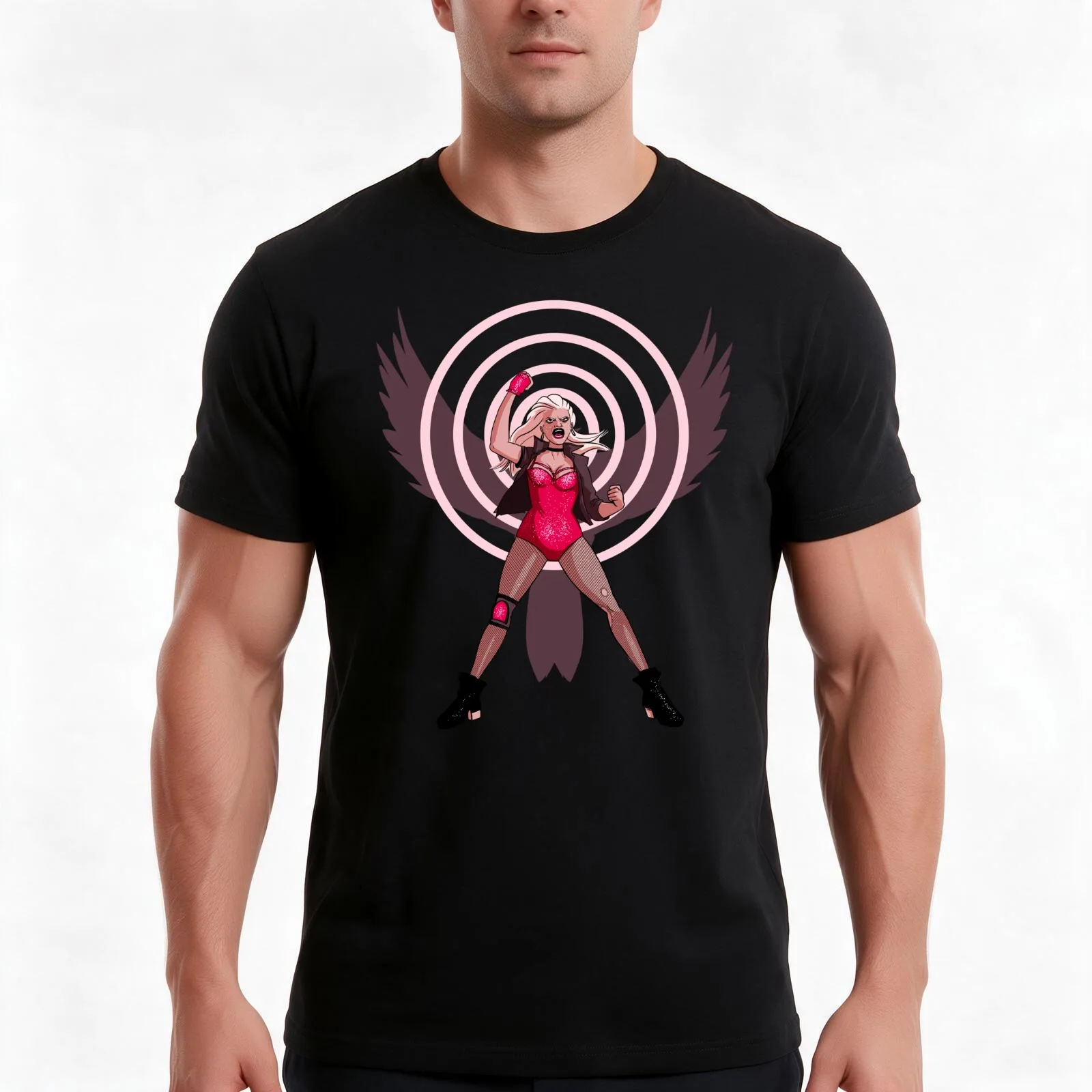 Canary Cry! Black Canary T-Shirt, Summer Casual Cotton Tee, Oversized Streetwear Tops, Vintage Graphic Print, Unisex Men Women