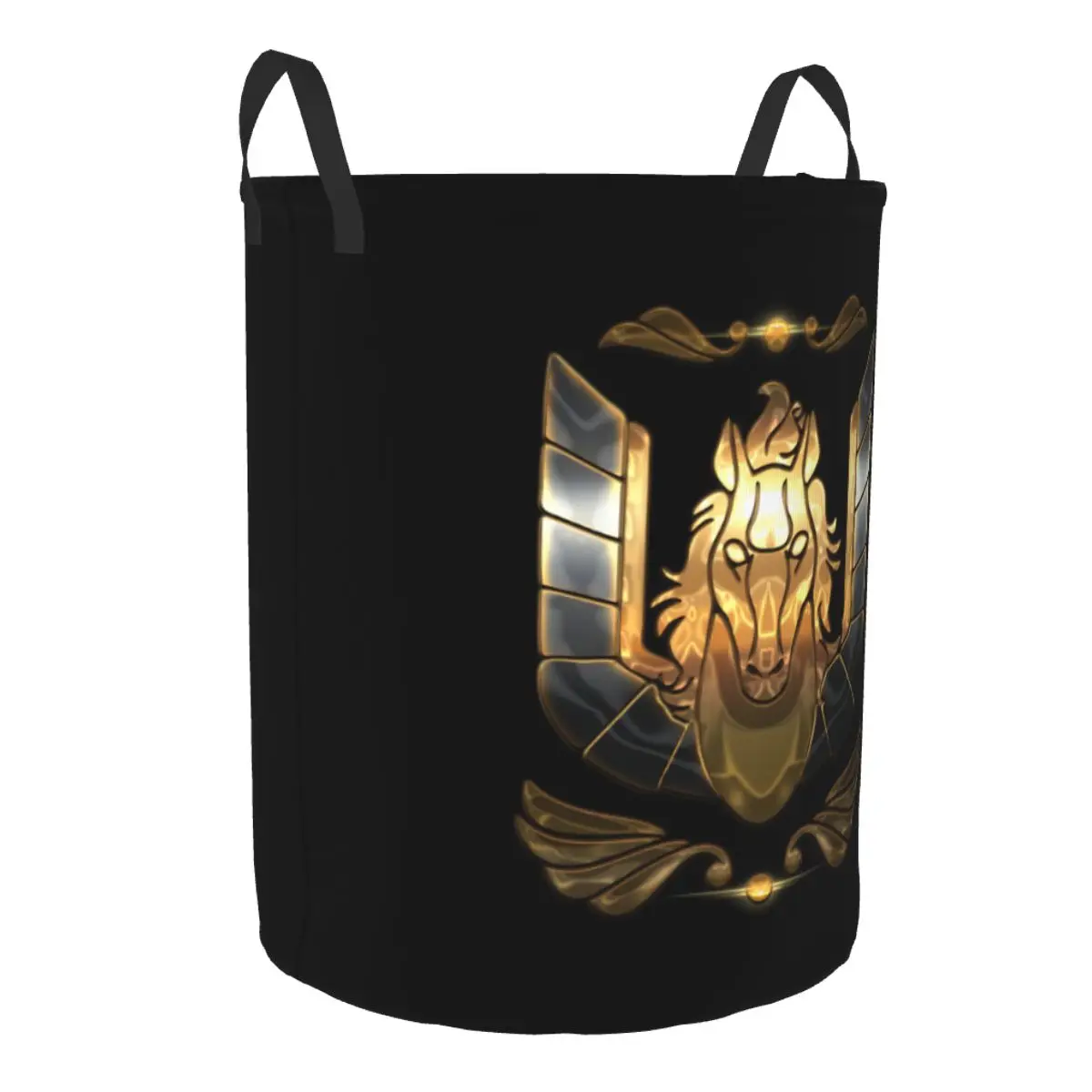 Saint Seiya Pegasus Bronze Laundry Hamper Large Storage Basket Anime Knights of the Zodiac Kids Nursery Toy Organizer