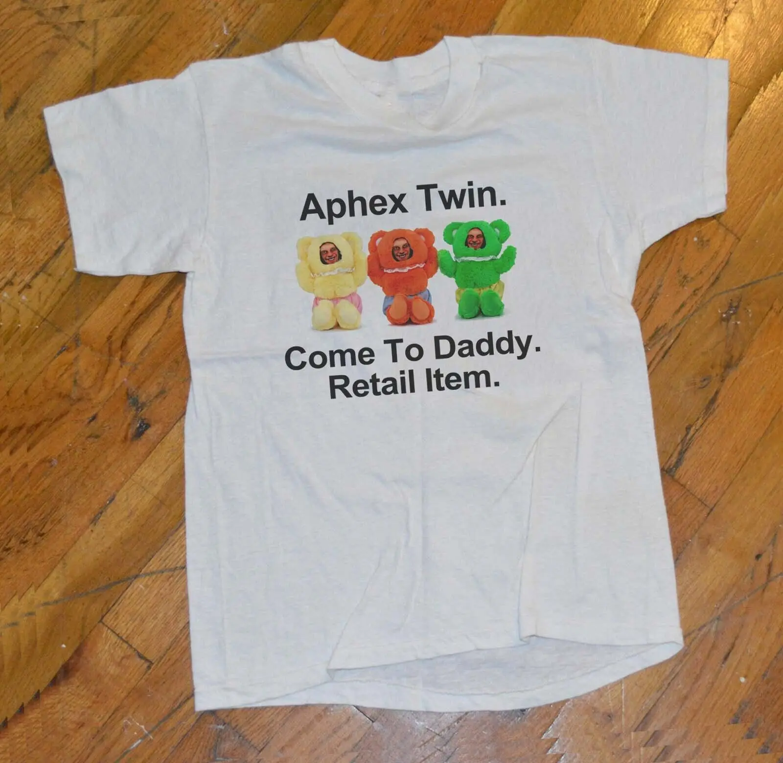 Aphex Twin Come To Daddy doll Retail item white T Shirt color