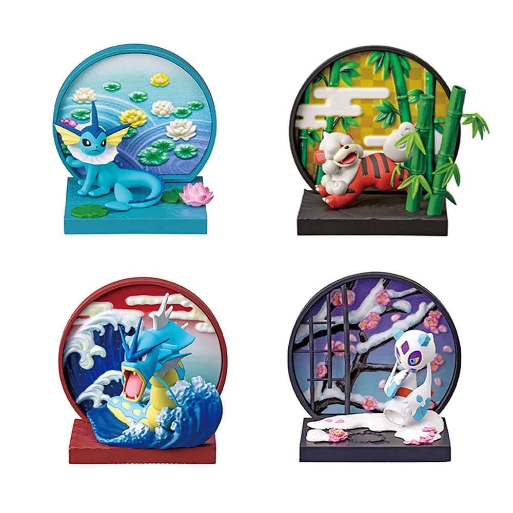Фигурки героев «Покемоны Wanomado», игрушки Vaporeon Growlithe Gyarados Froslass, фигурки аниме «Покемоны», игрушки для детей