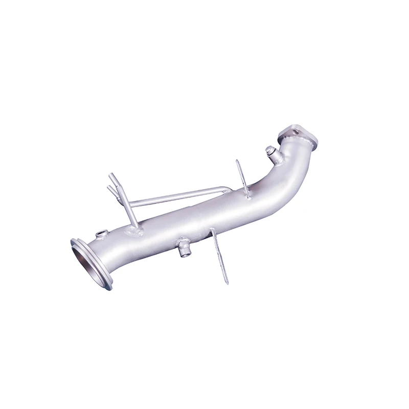 

suitable for the downpipe of Cadillac CT6, it is a high-performance stainless steel exhaust system without catalytic converters