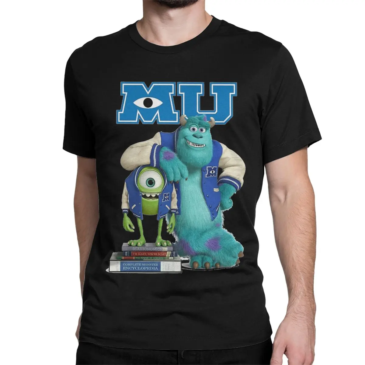 James p. Monstros Masculinos e Femininos Inc T-Shirt, Sullivan, Mike Wazowski, Vintage, Camiseta de Algodão Puro, Tops Únicos