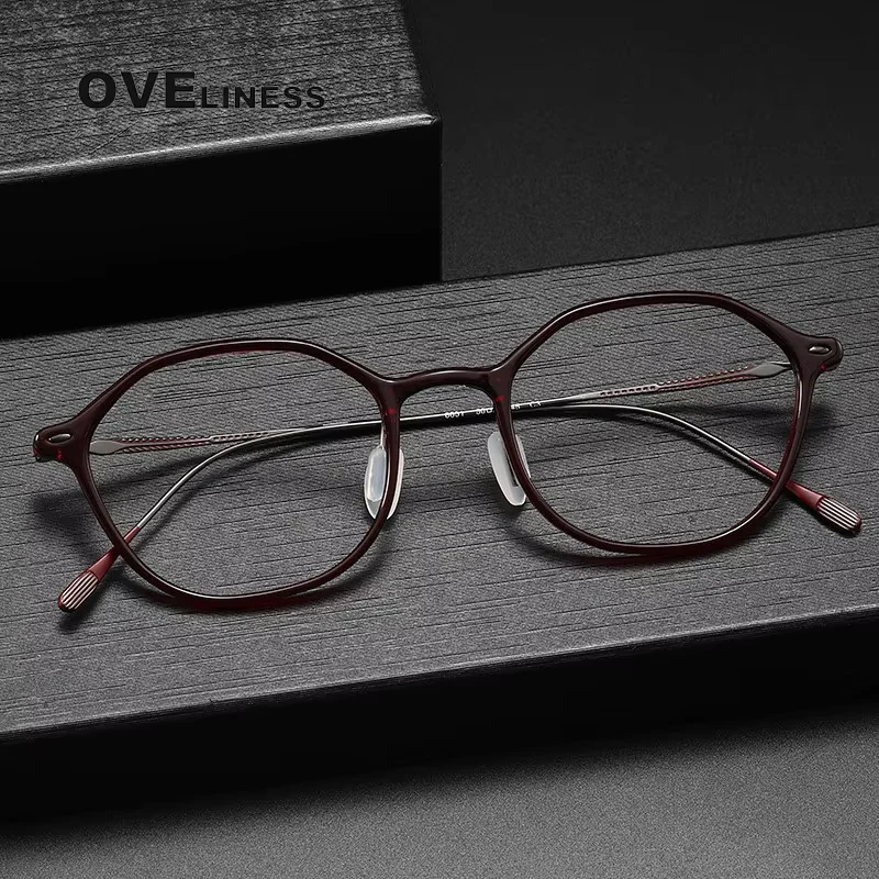

Korea Pure Titanium Eyeglasses Frame Men 2025 New Prescription Myopia Optical Glasses Frame Women Vintage Luxury Brand Eyewear