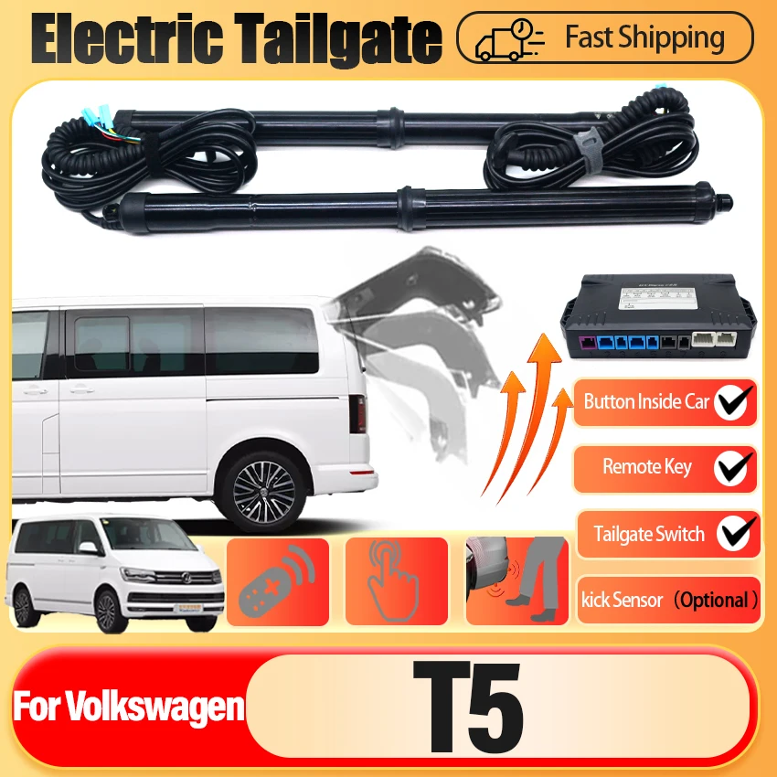 Für Volkswagen VW T5 Elektrische Heckklappe Automatische Kofferraumöffnung Drift-Drive-Kit Fußsensor Wasserdicht