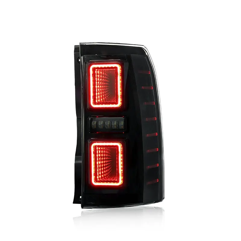 مجموعة مصابيح خلفية للسيارة لاند روفر ديسكفري 4 2009-2016 LED مصابيح خلفية للسيارة أضواء النهار الجري ملحقات السيارة الديناميكية