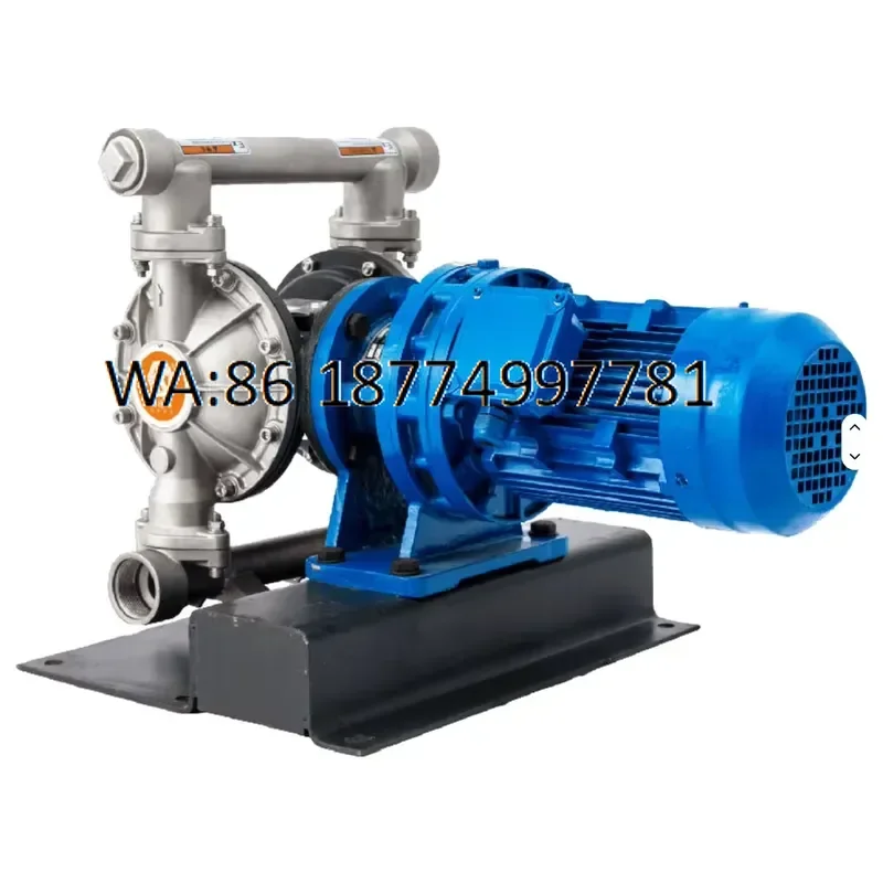 custom DBY3S-40P High Pressure 1/2 Inch Diaphragm Pump SS316 Stainless Steel OEM Sewage Transfer Pump 7 BAR 48 L/min for
