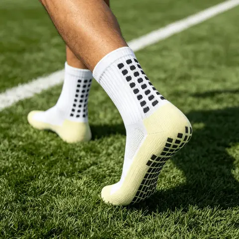 1P Anti-slip Soccer Women Men Outdoor Sport Grip Football Yoga Socks