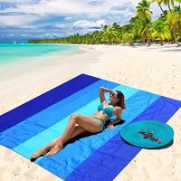 Waterproof Pocket Beach Mat Folding Camping Sand Free Blanket Mattress Portable Lightweight Mat Outdoor Picnic Mat Camping
