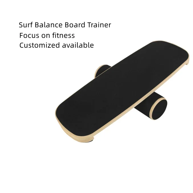 Wooden Balance Trainer Wobble Board Balancing Board for intellectual board game and Build Core Stability